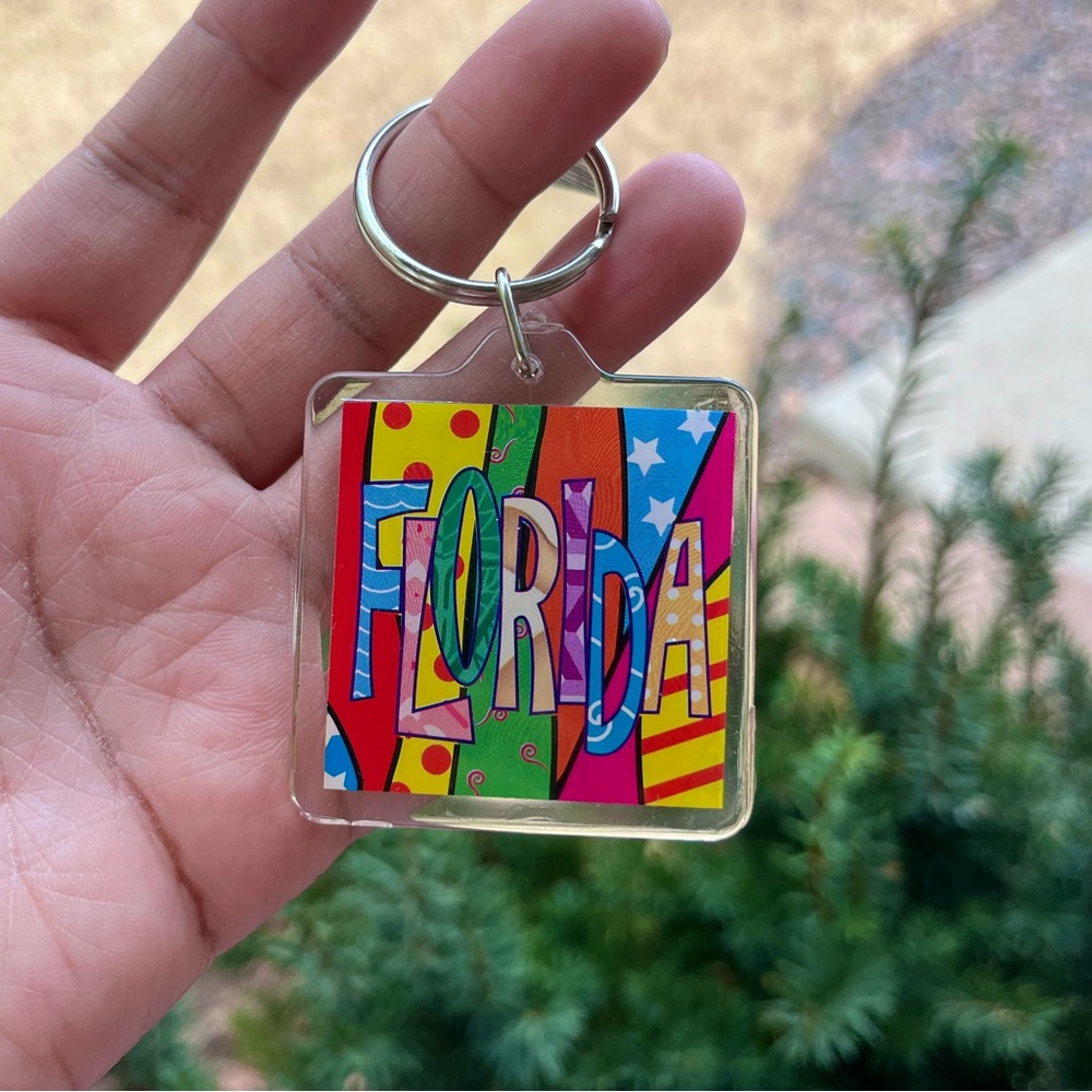 Florida Colorful Keychain